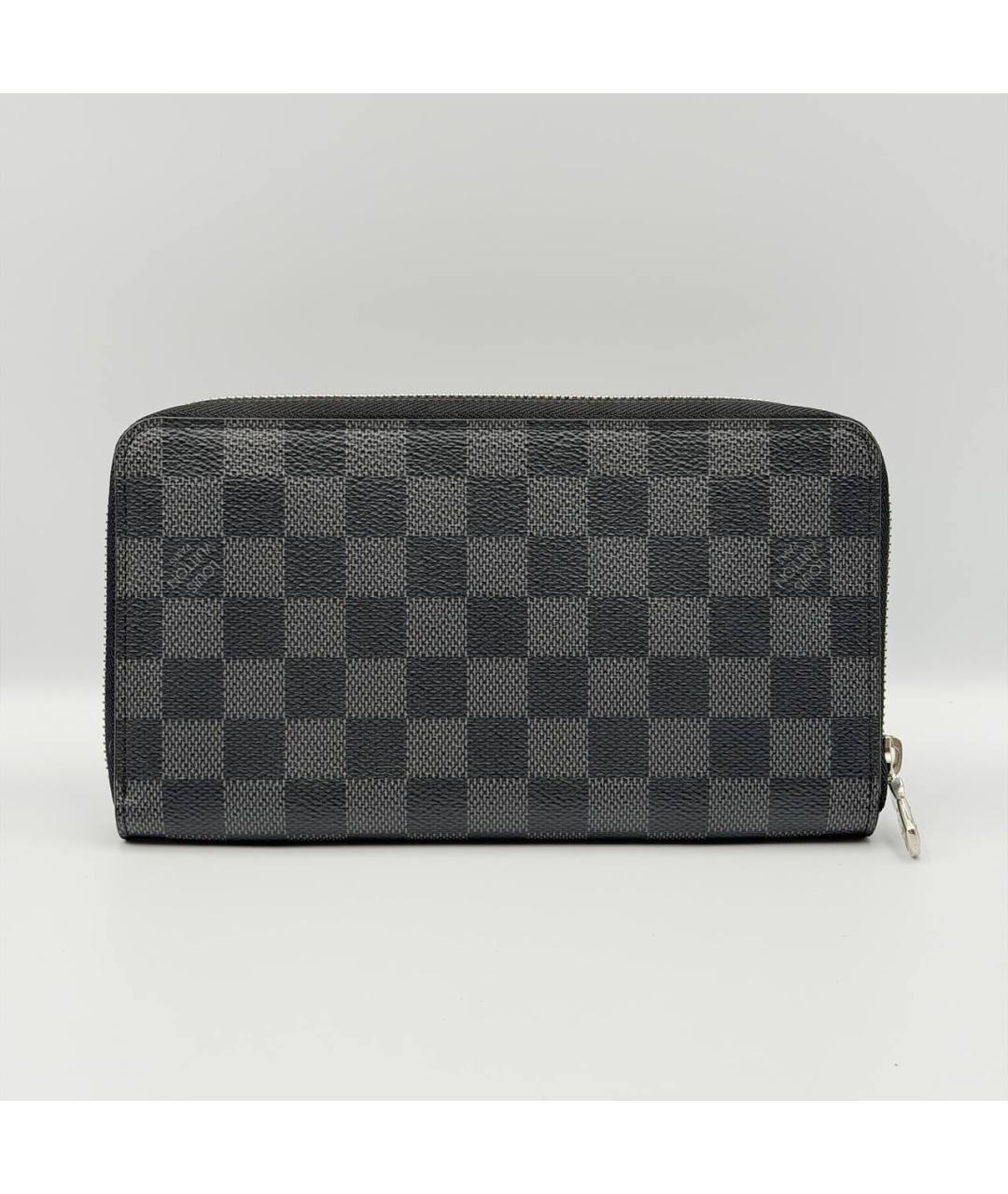 LOUIS VUITTON Антрацитовый кошелек, фото 4