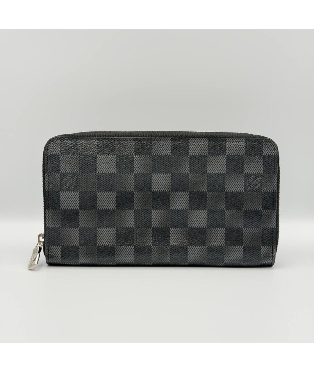 LOUIS VUITTON Антрацитовый кошелек, фото 3