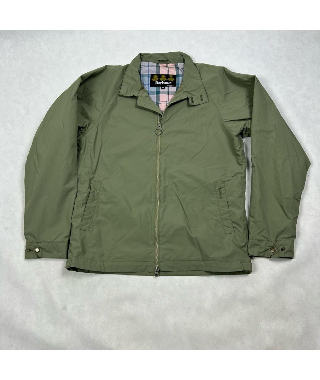 BARBOUR Хаки полиамидовая куртка, фото 6