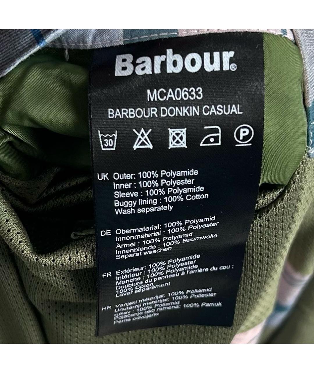 BARBOUR Хаки полиамидовая куртка, фото 4