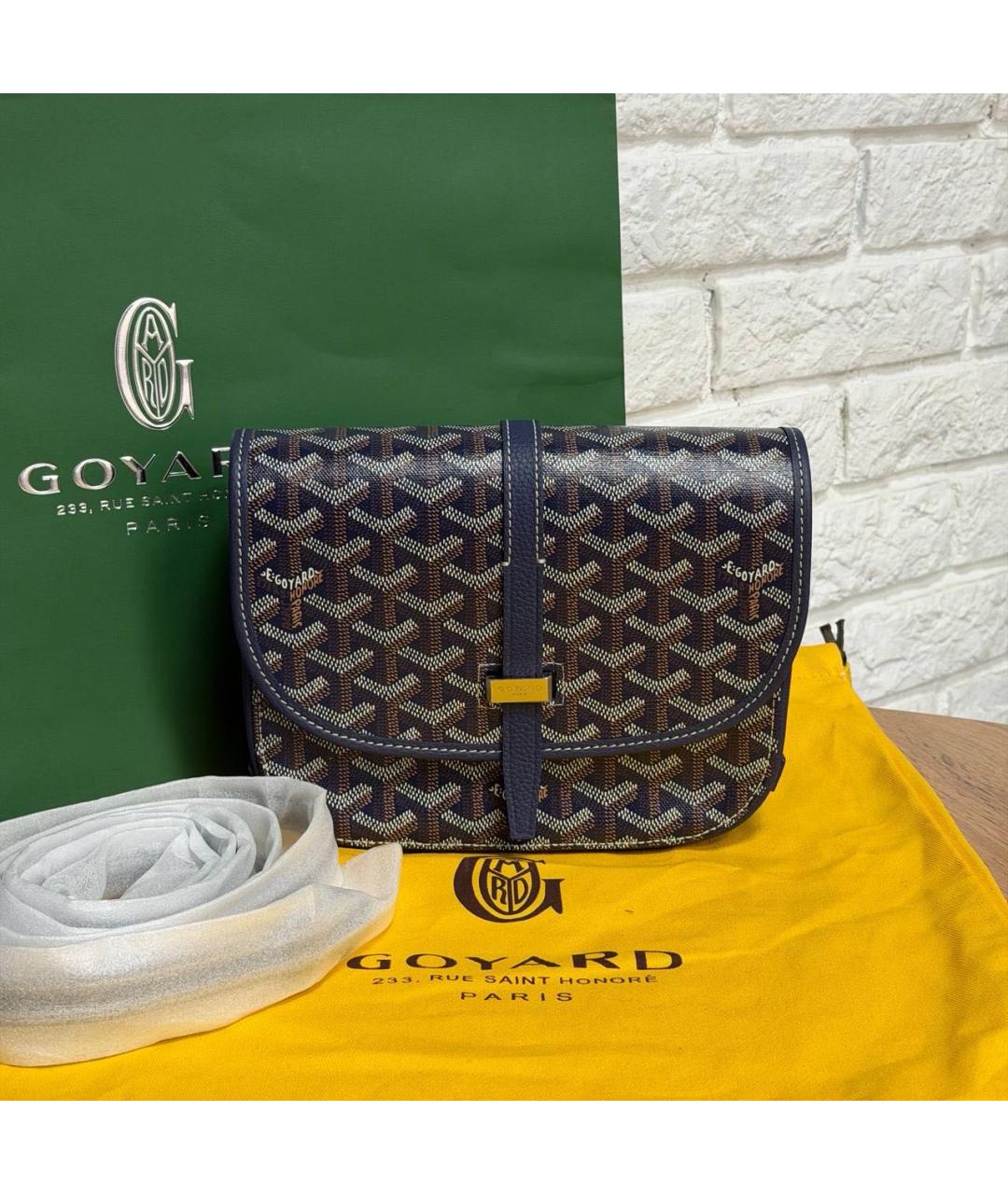 GOYARD Темно-синяя сумка на плечо, фото 2