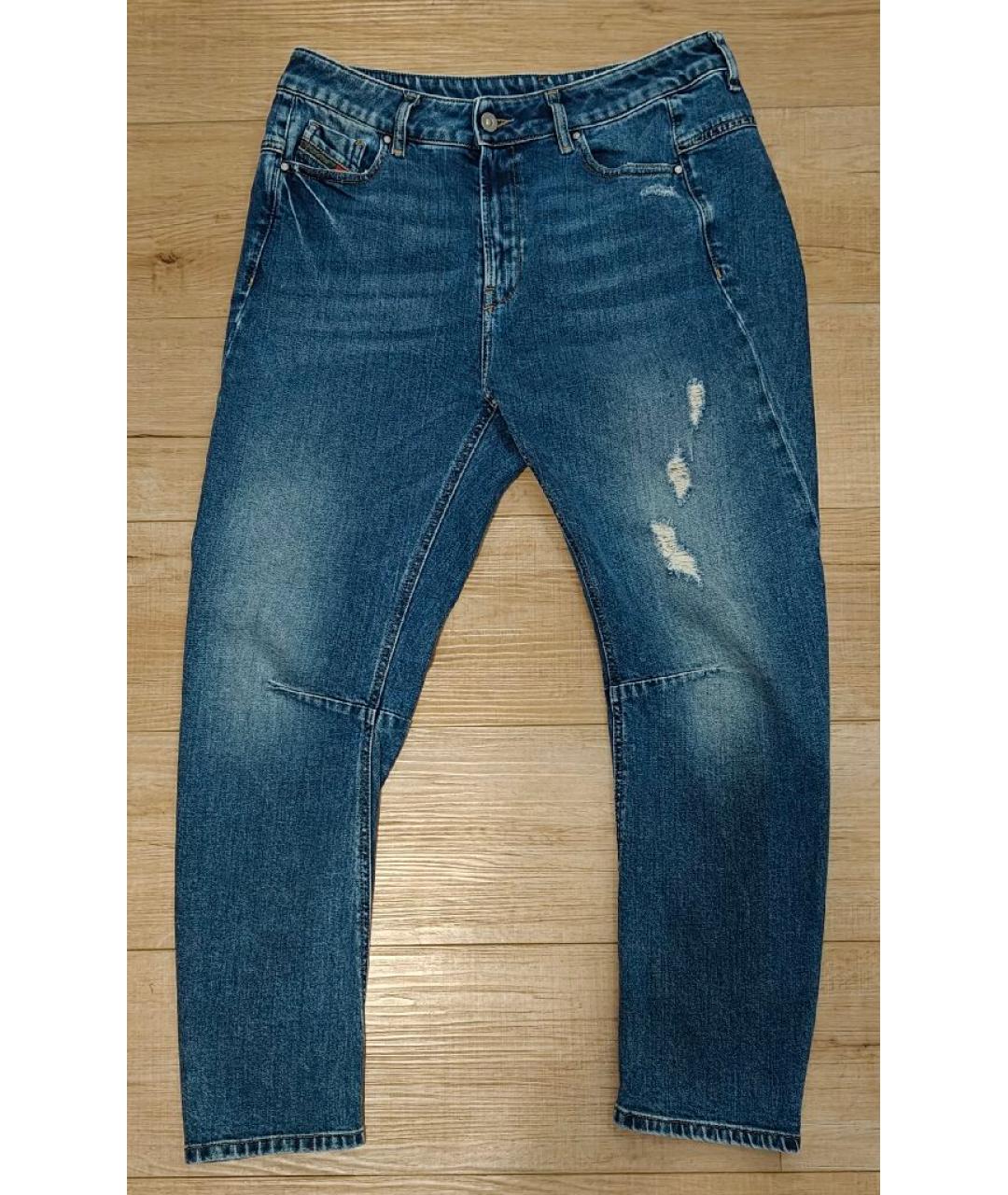 DIESEL Голубые хлопковые джинсы скинни, фото 2