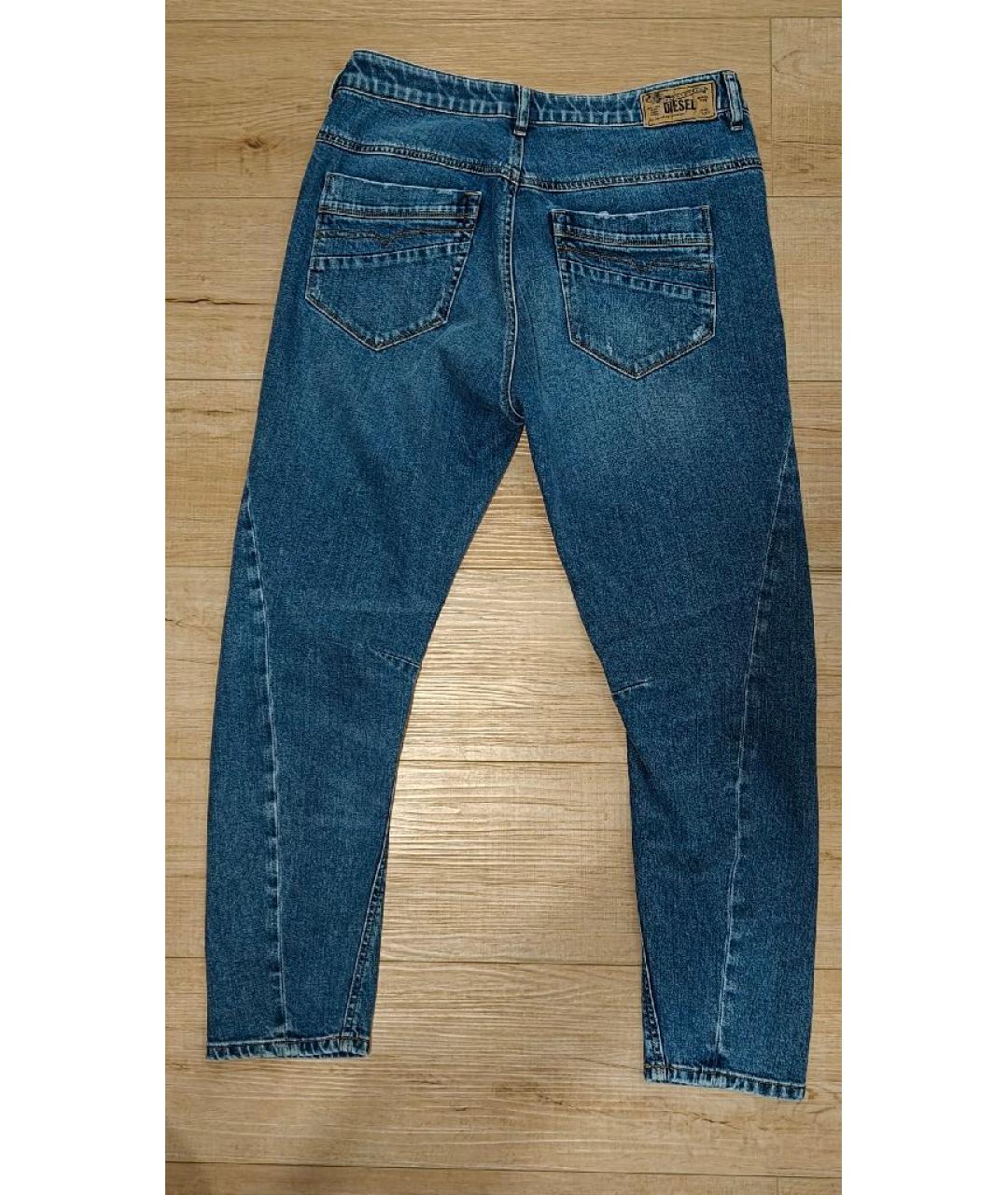 DIESEL Голубые хлопковые джинсы скинни, фото 5