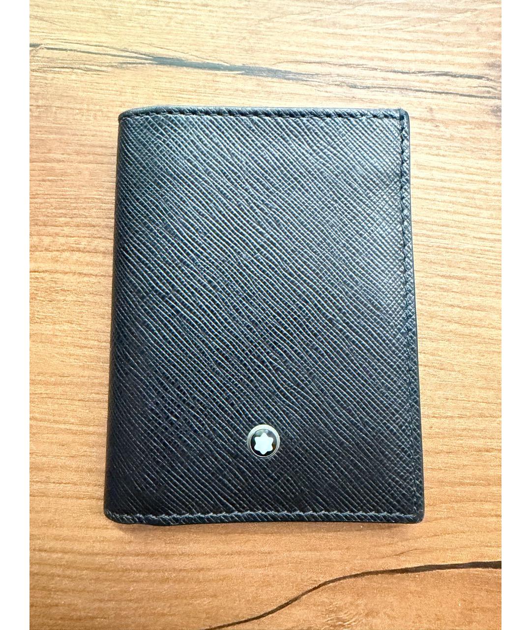 MONTBLANC Черный кардхолдер из экзотической кожи, фото 5