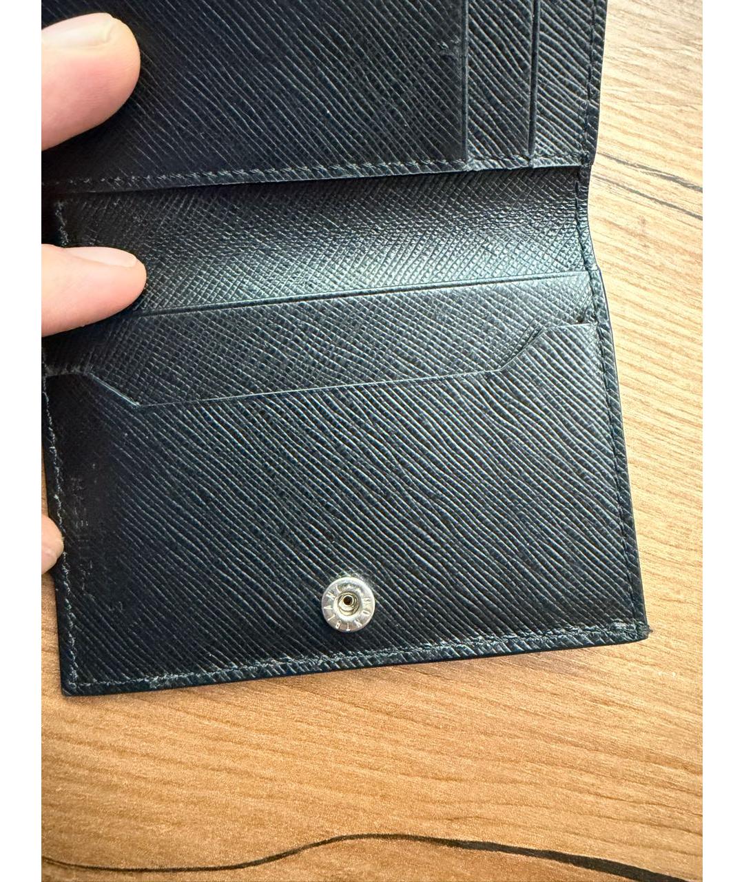 MONTBLANC Черный кардхолдер из экзотической кожи, фото 3