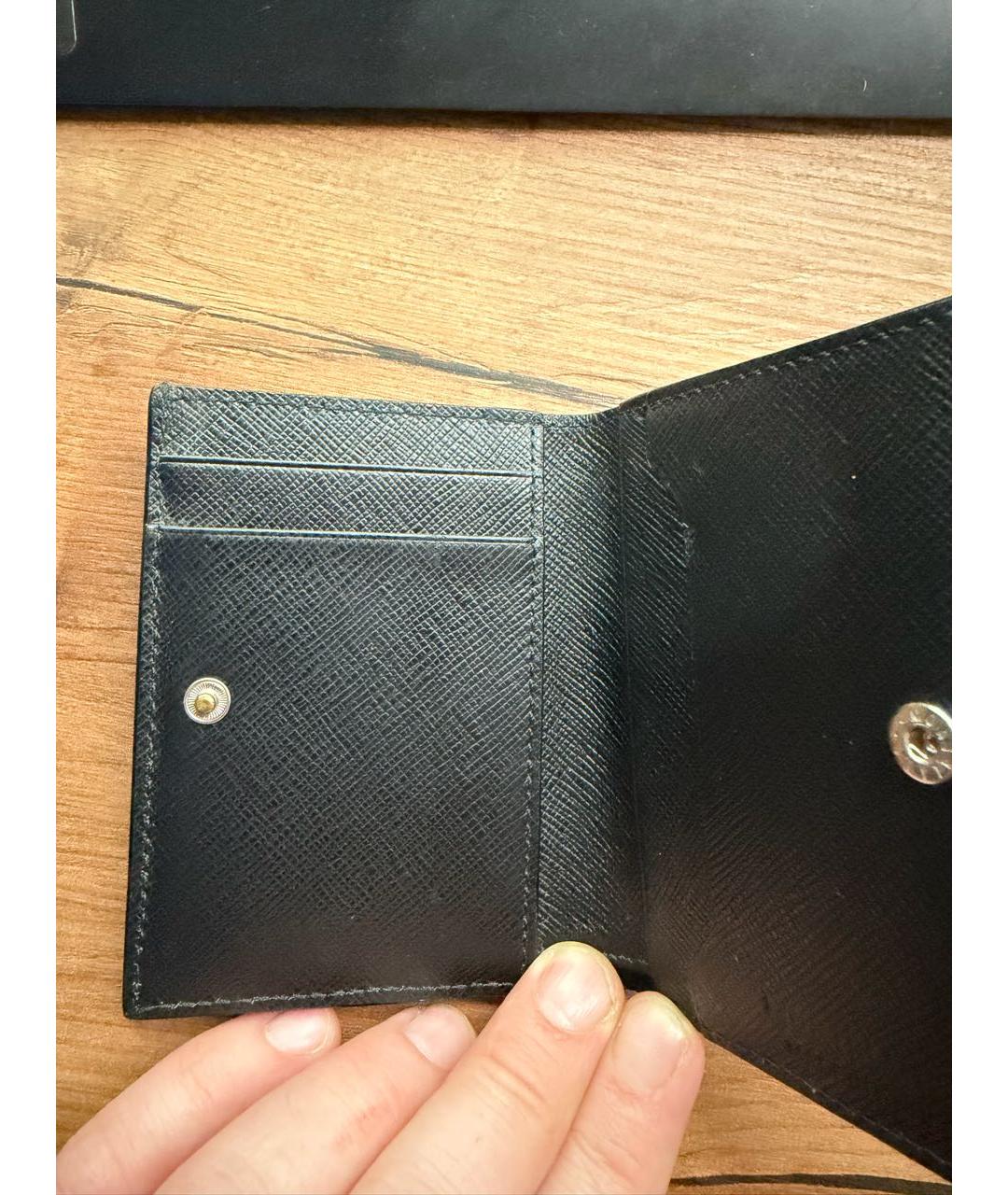 MONTBLANC Черный кардхолдер из экзотической кожи, фото 4