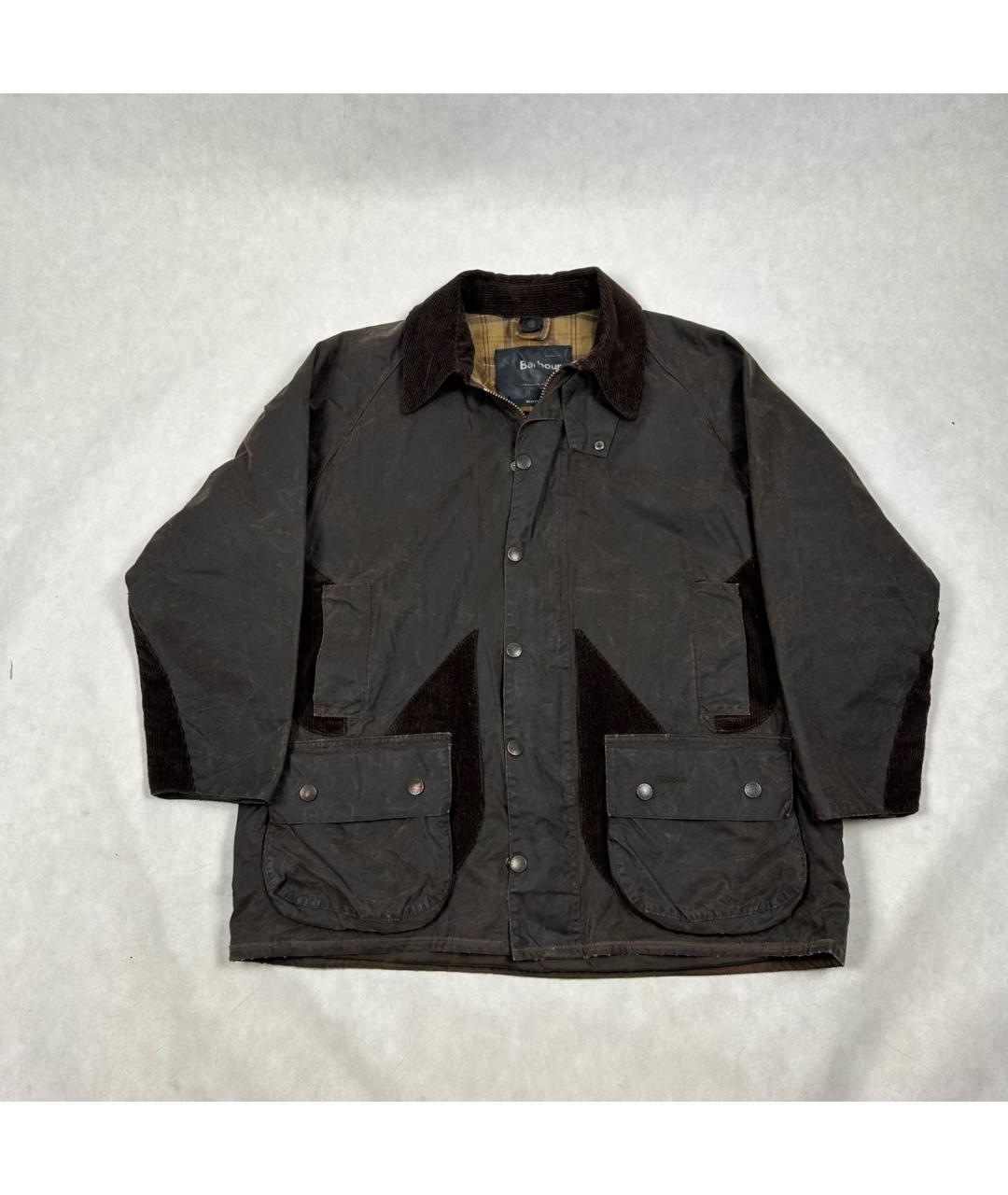 BARBOUR Коричневая хлопковая куртка, фото 9