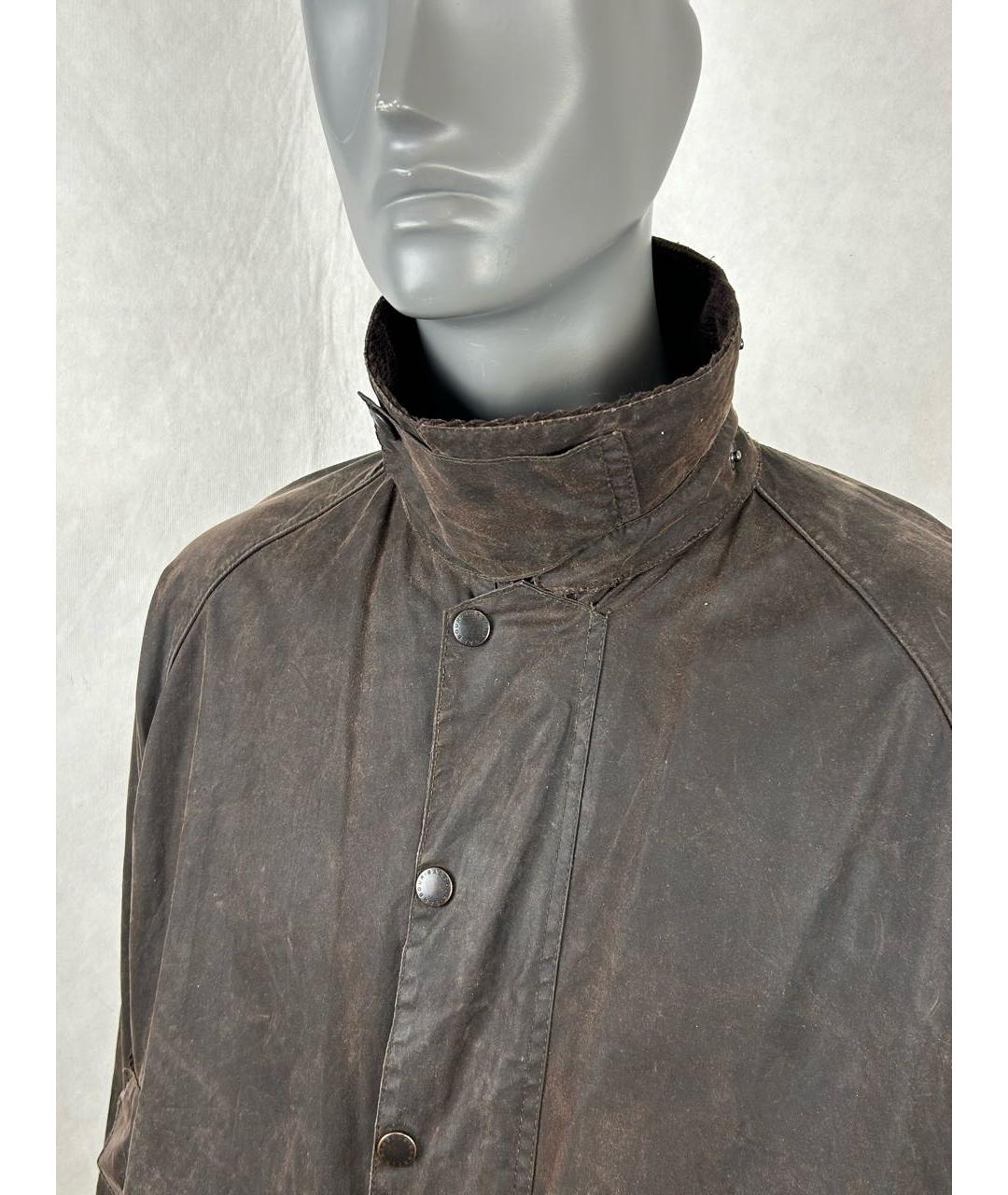 BARBOUR Коричневая хлопковая куртка, фото 6