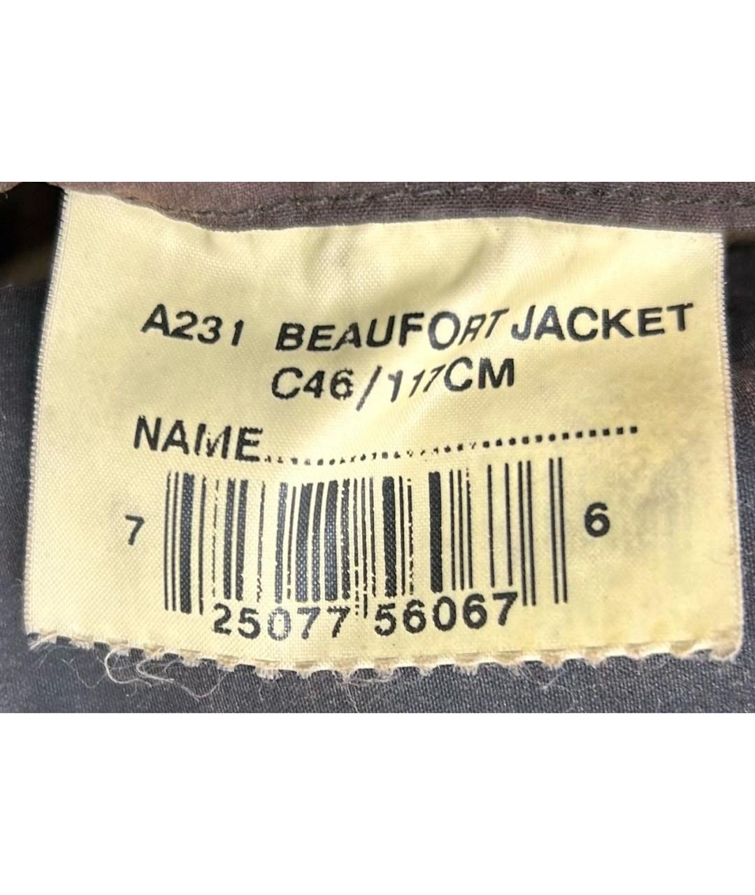 BARBOUR Коричневая хлопковая куртка, фото 7