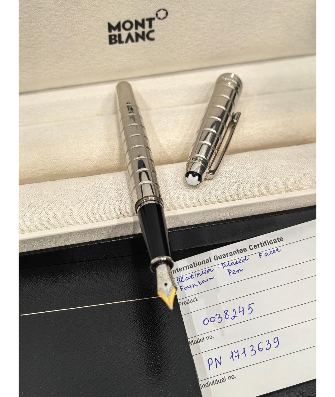 MONTBLANC Серебряная перьевая ручка, фото 4