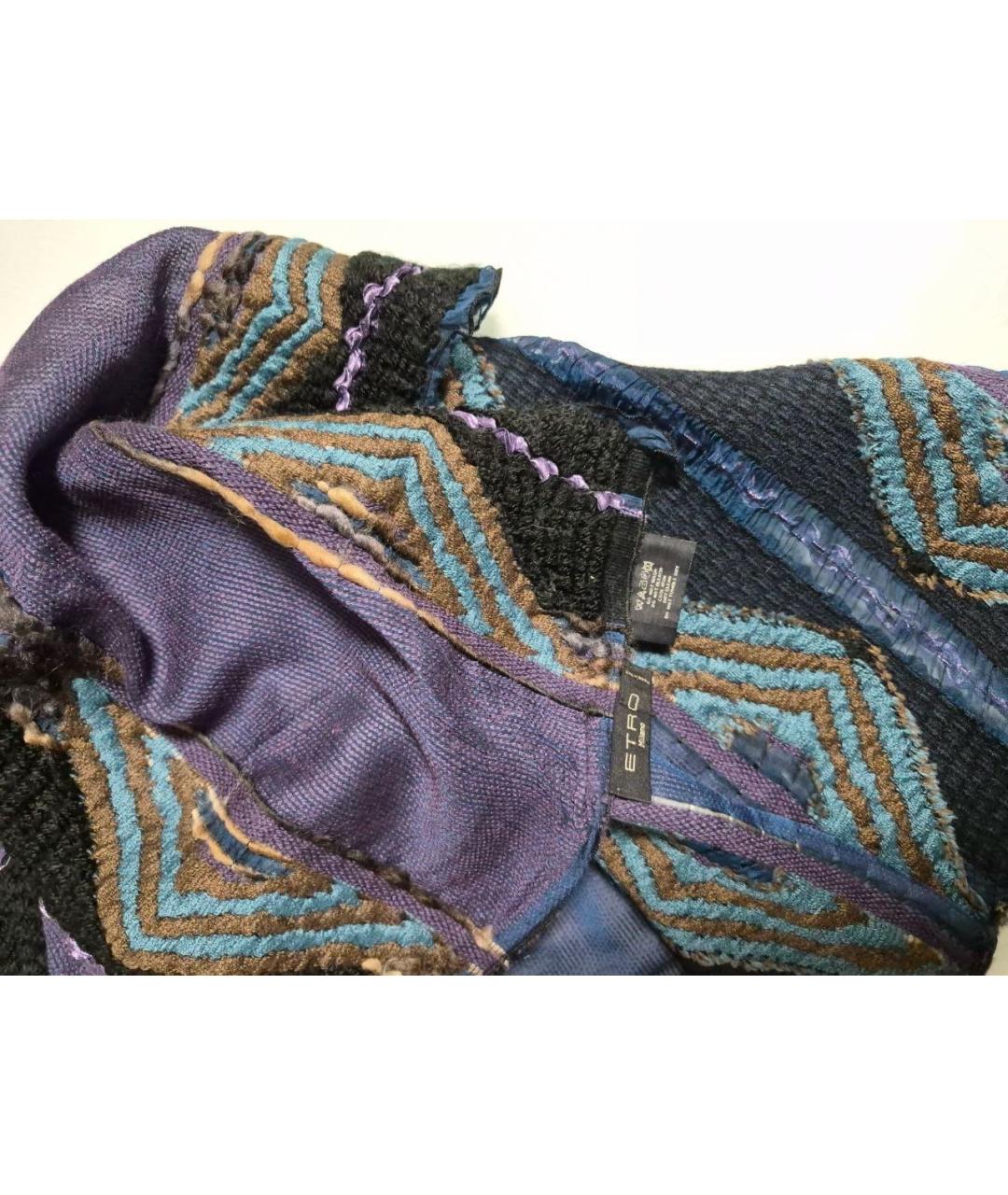 ETRO Мульти шерстяной шарф, фото 3