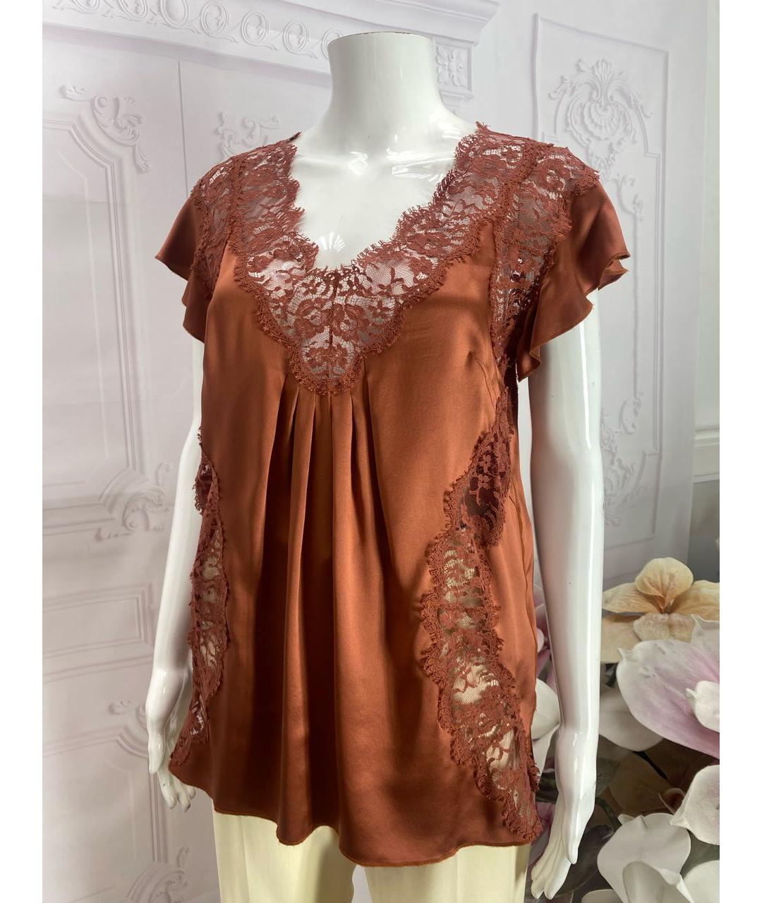 DOLCE&GABBANA Шелковая блузы, фото 5