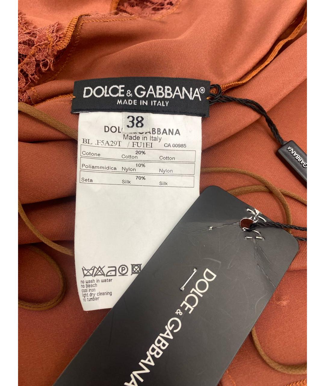 DOLCE&GABBANA Шелковая блузы, фото 4