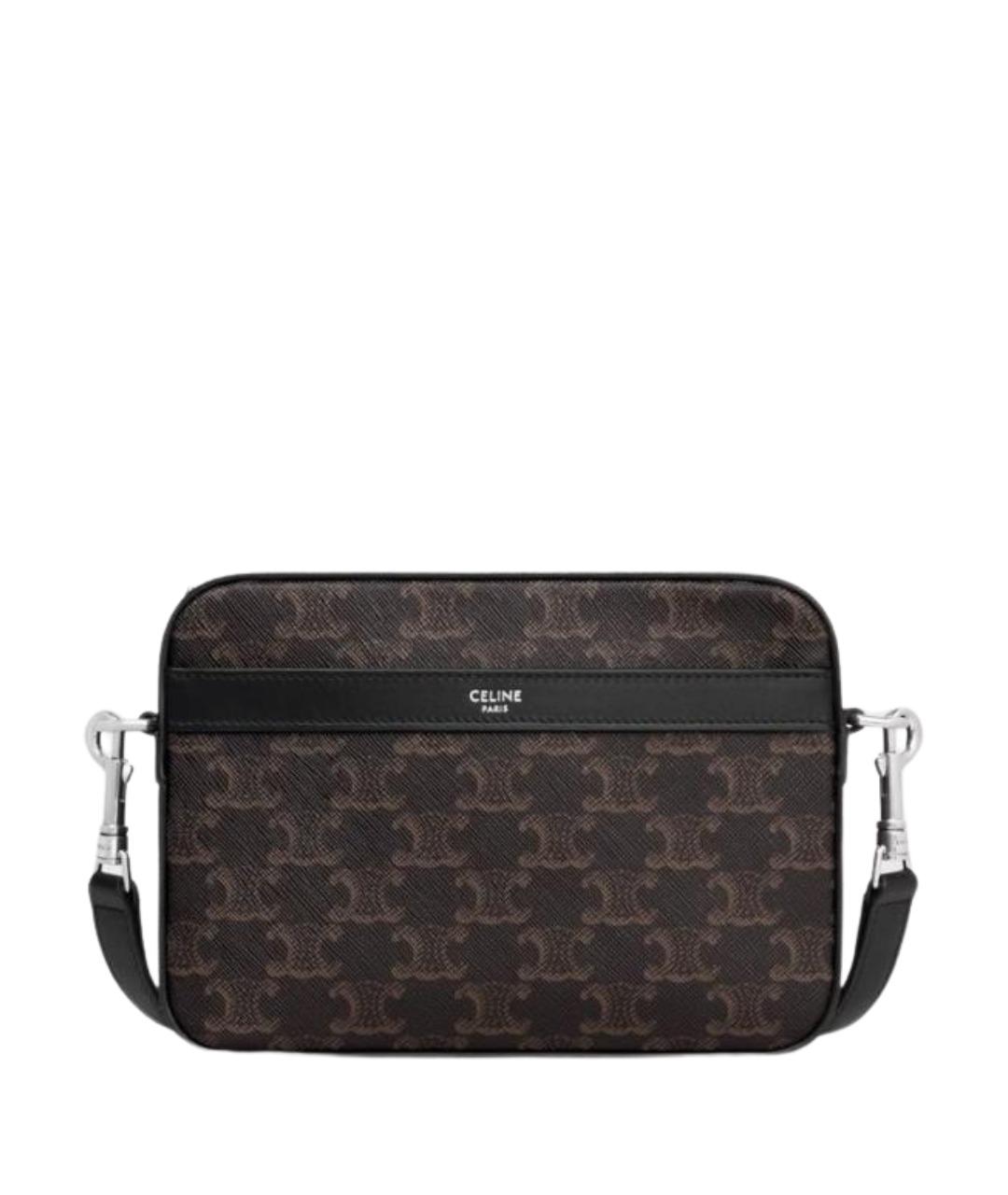 CELINE Коричневая сумка через плечо, фото 1