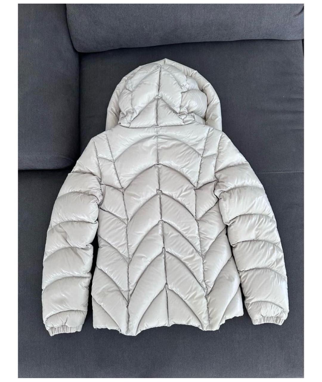 MONCLER Бежевый пуховик, фото 2