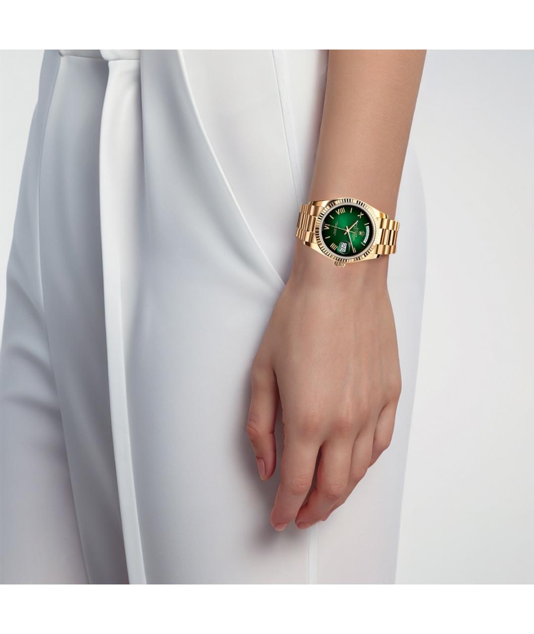 ROLEX Золотые часы из желтого золота, фото 2