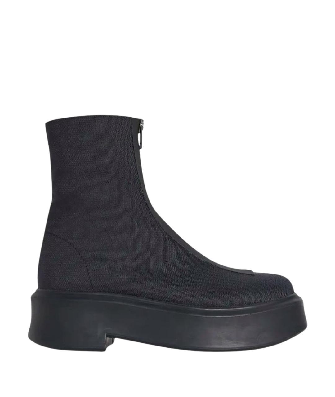 THE ROW Черные текстильные ботинки, фото 1