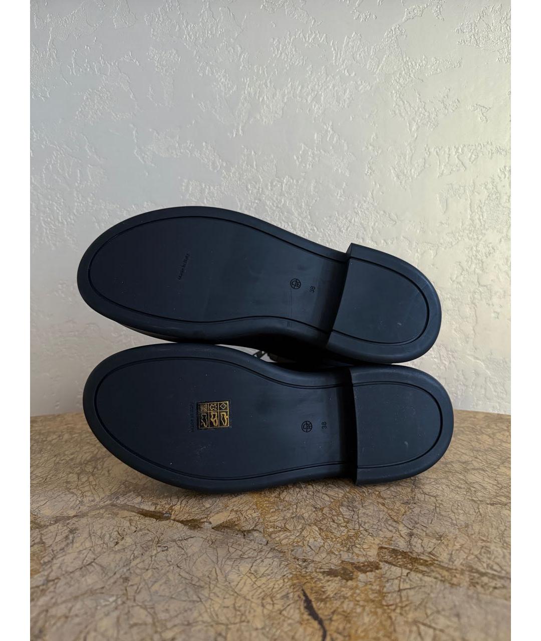 THE ROW Черные текстильные ботинки, фото 5