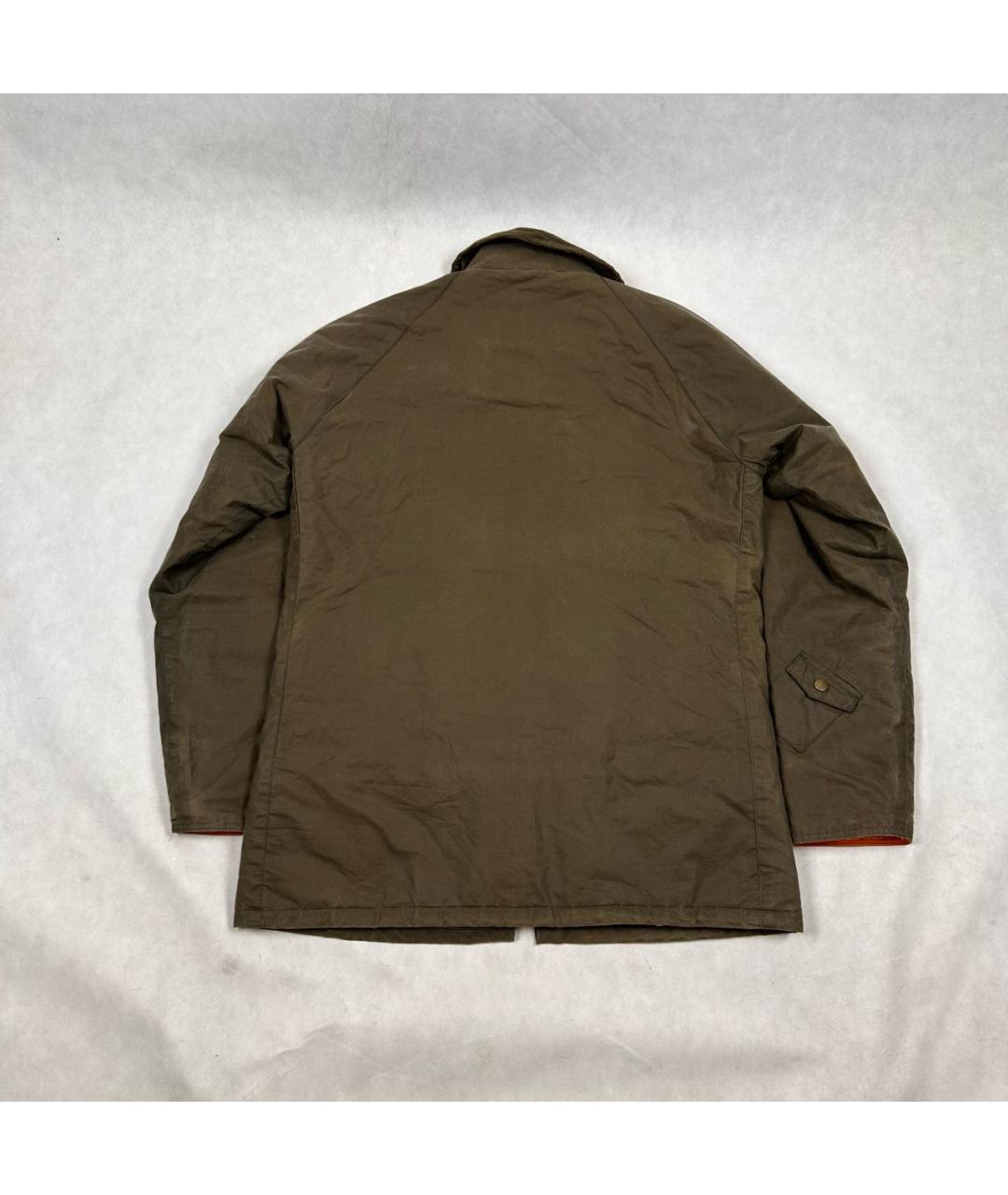 BARBOUR Хаки хлопковая куртка, фото 2