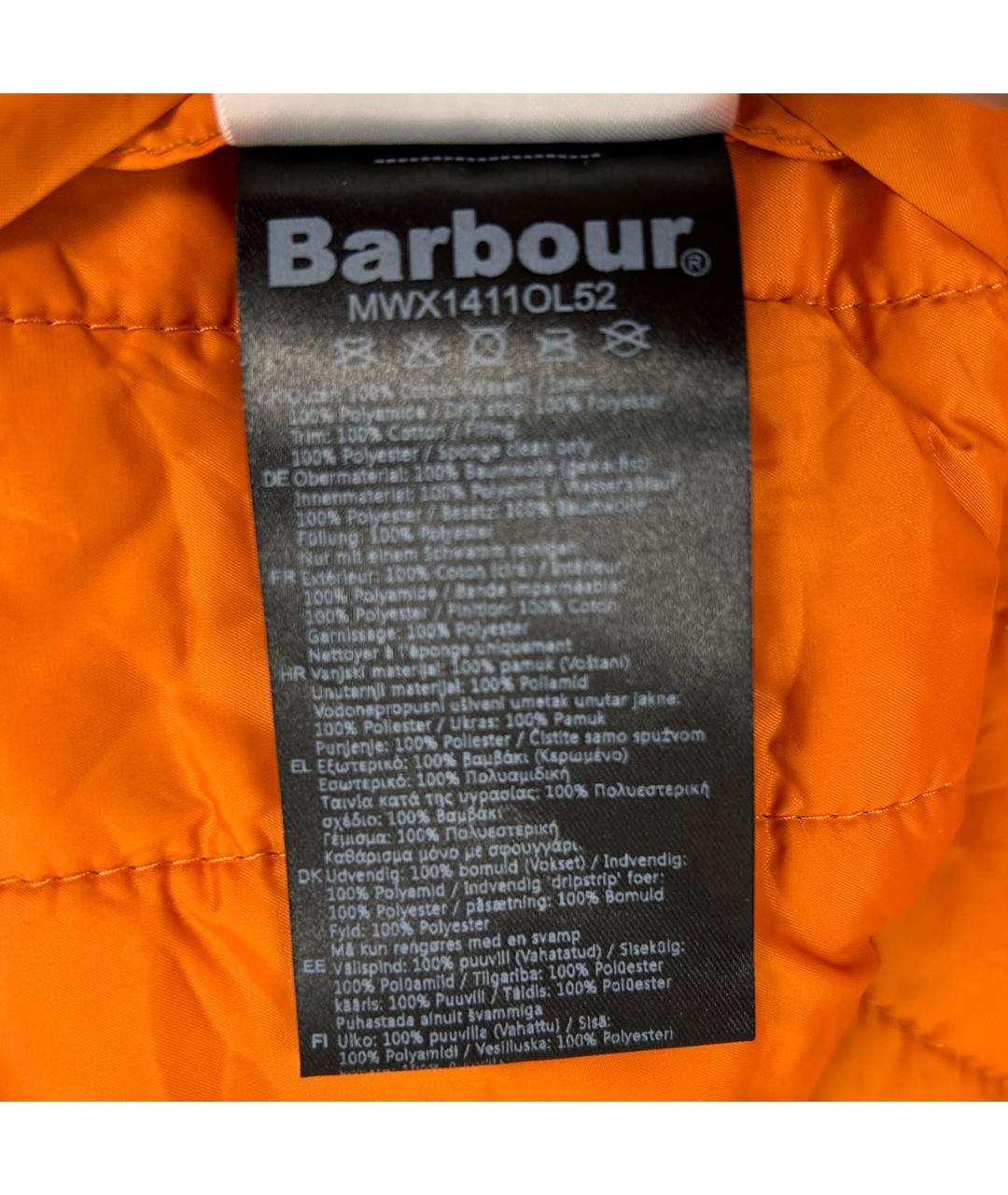 BARBOUR Хаки хлопковая куртка, фото 7