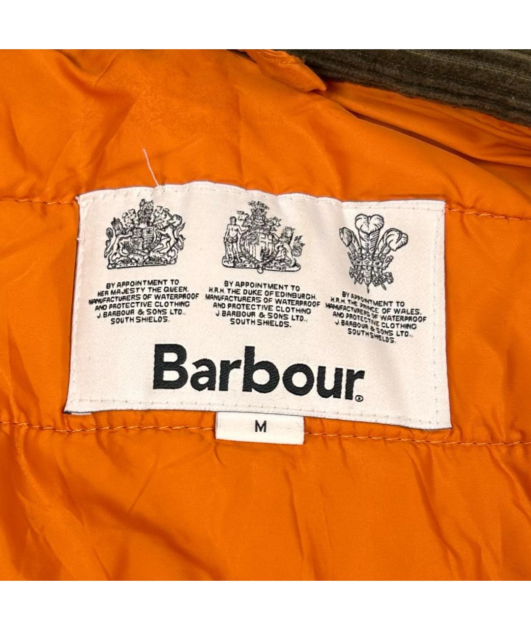 BARBOUR Хаки хлопковая куртка, фото 5