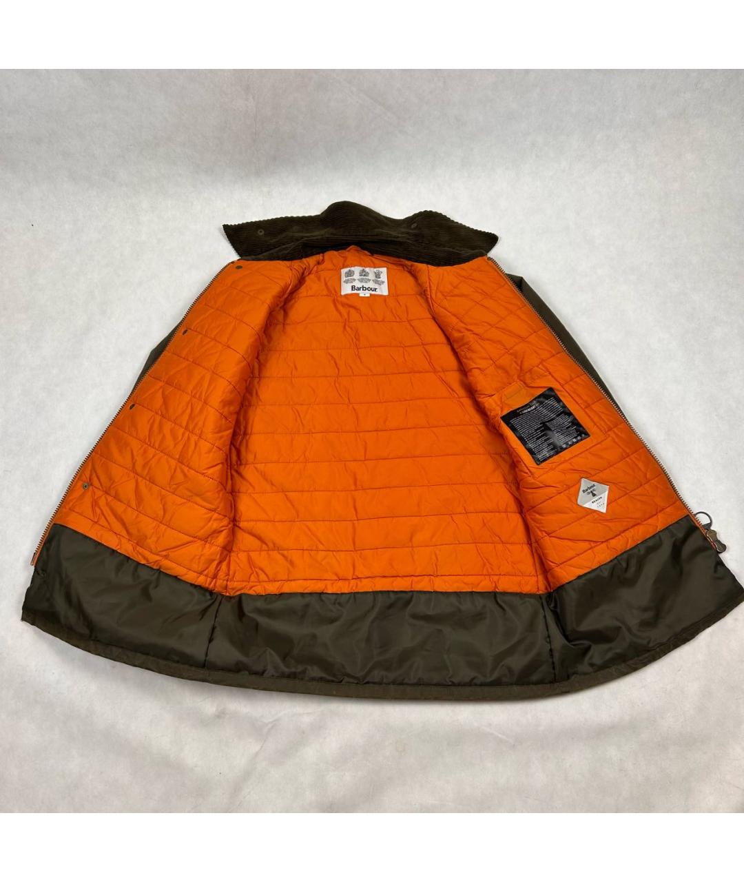 BARBOUR Хаки хлопковая куртка, фото 3