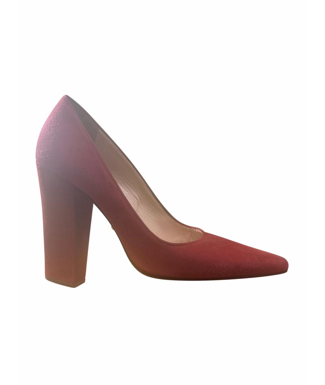 PRADA Розовые замшевые туфли, фото 1