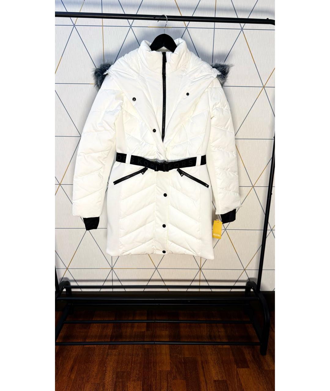 MICHAEL KORS Белая полиэстеровая куртка, фото 5