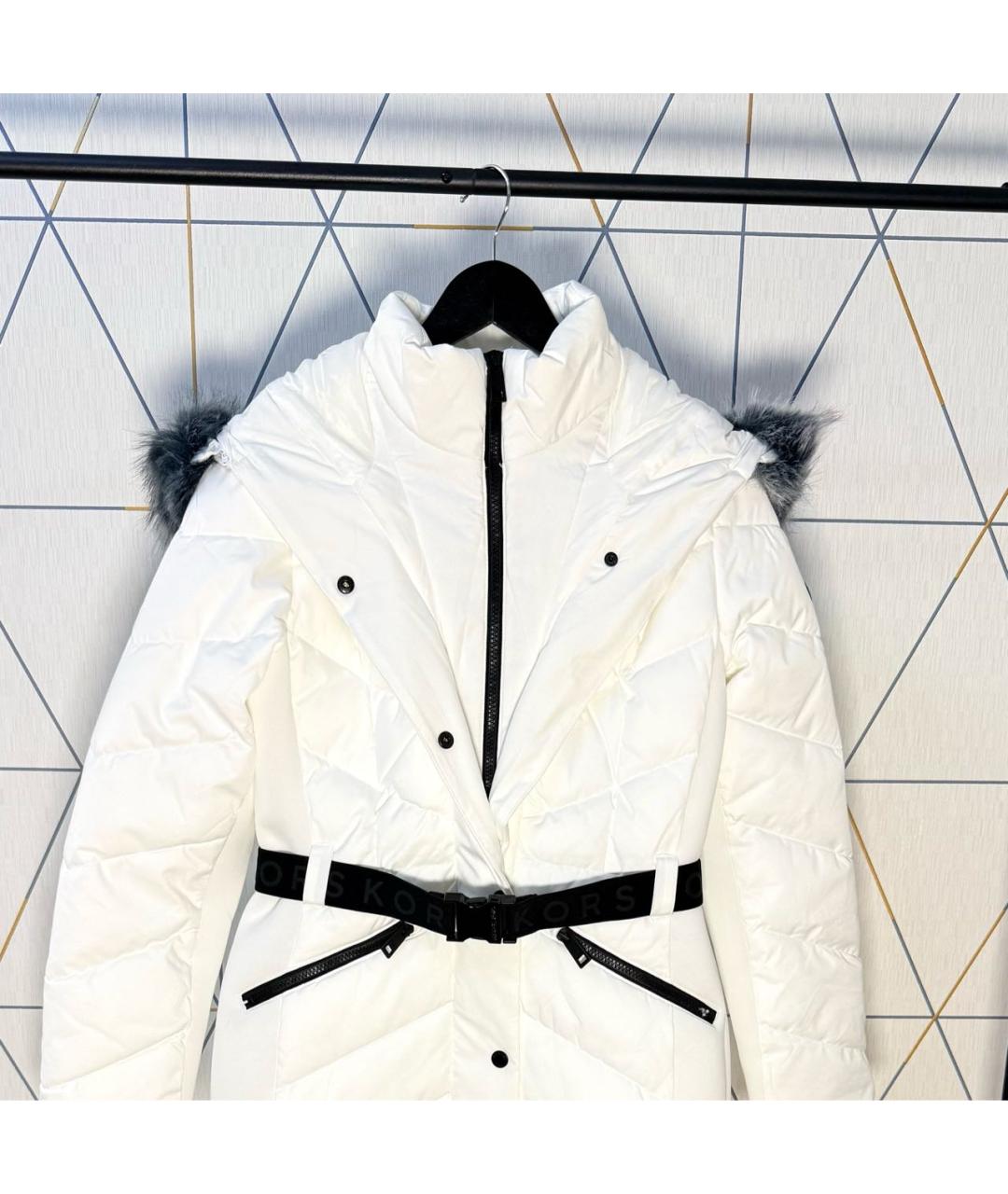 MICHAEL KORS Белая полиэстеровая куртка, фото 4