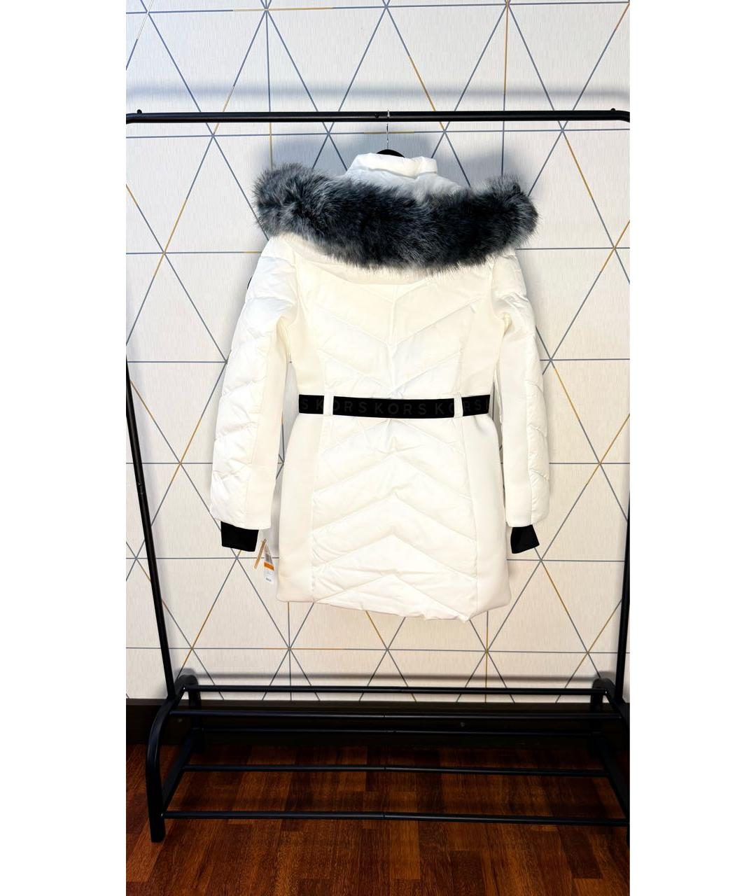 MICHAEL KORS Белая полиэстеровая куртка, фото 2