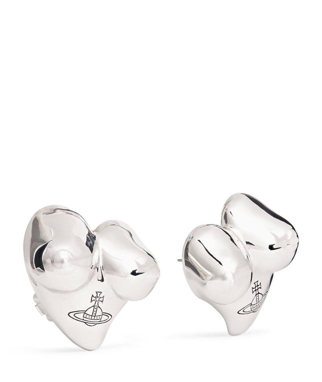 VIVIENNE WESTWOOD Серебряные латунные серьги, фото 3
