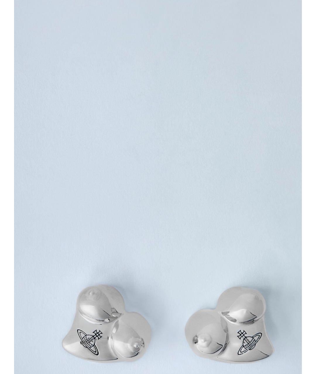 VIVIENNE WESTWOOD Серебряные латунные серьги, фото 4