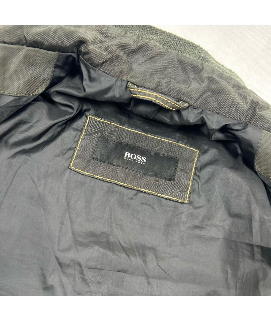 HUGO BOSS Хаки полиамидовая куртка, фото 5