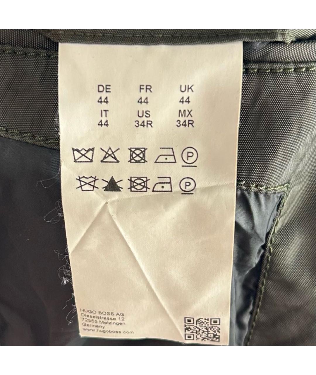 HUGO BOSS Хаки полиамидовая куртка, фото 6