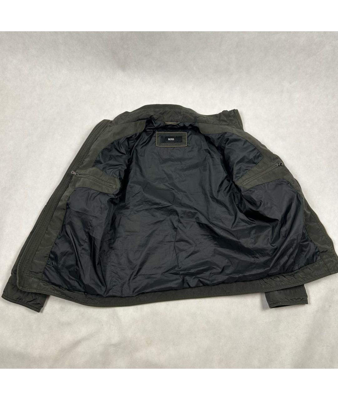 HUGO BOSS Хаки полиамидовая куртка, фото 3