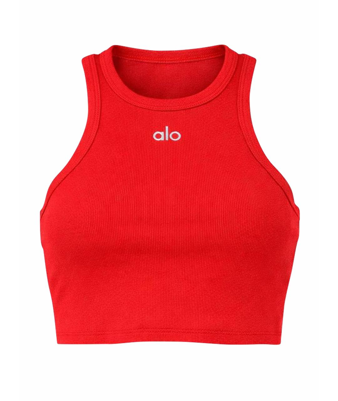 ALO YOGA Красная майка, фото 1