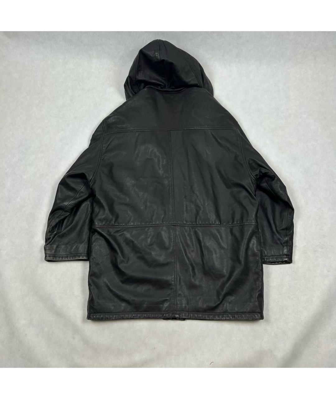 BURBERRY Коричневая кожаная куртка, фото 2