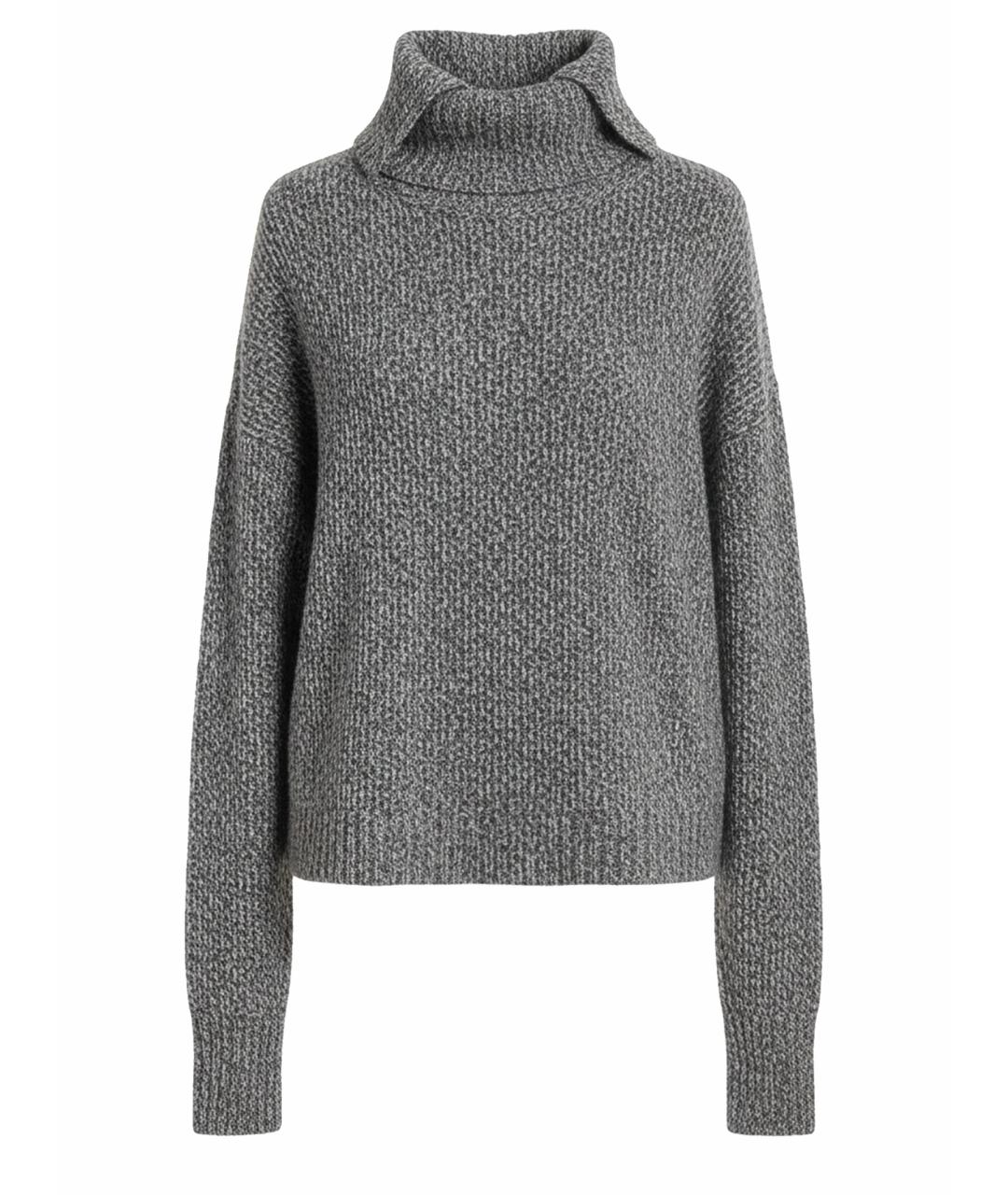 SPORTMAX Серый шерстяной джемпер / свитер, фото 1