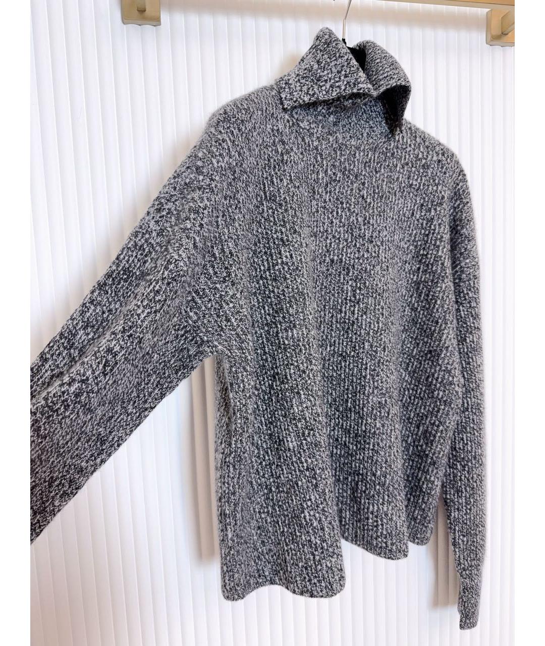 SPORTMAX Серый шерстяной джемпер / свитер, фото 4