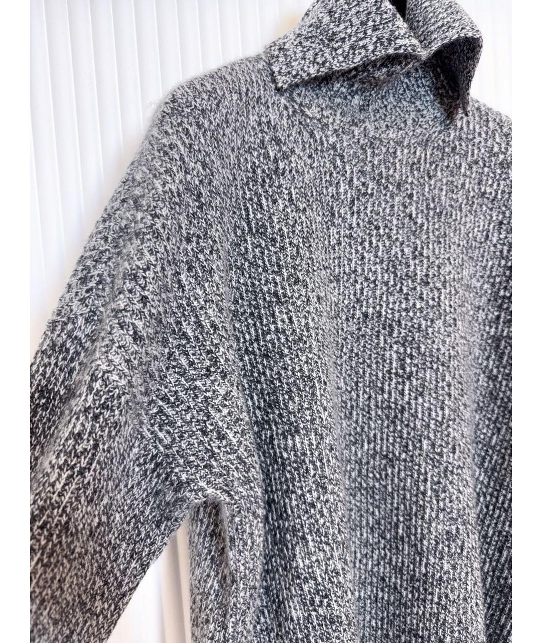 SPORTMAX Серый шерстяной джемпер / свитер, фото 6
