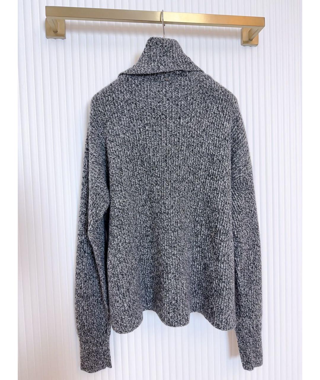 SPORTMAX Серый шерстяной джемпер / свитер, фото 2