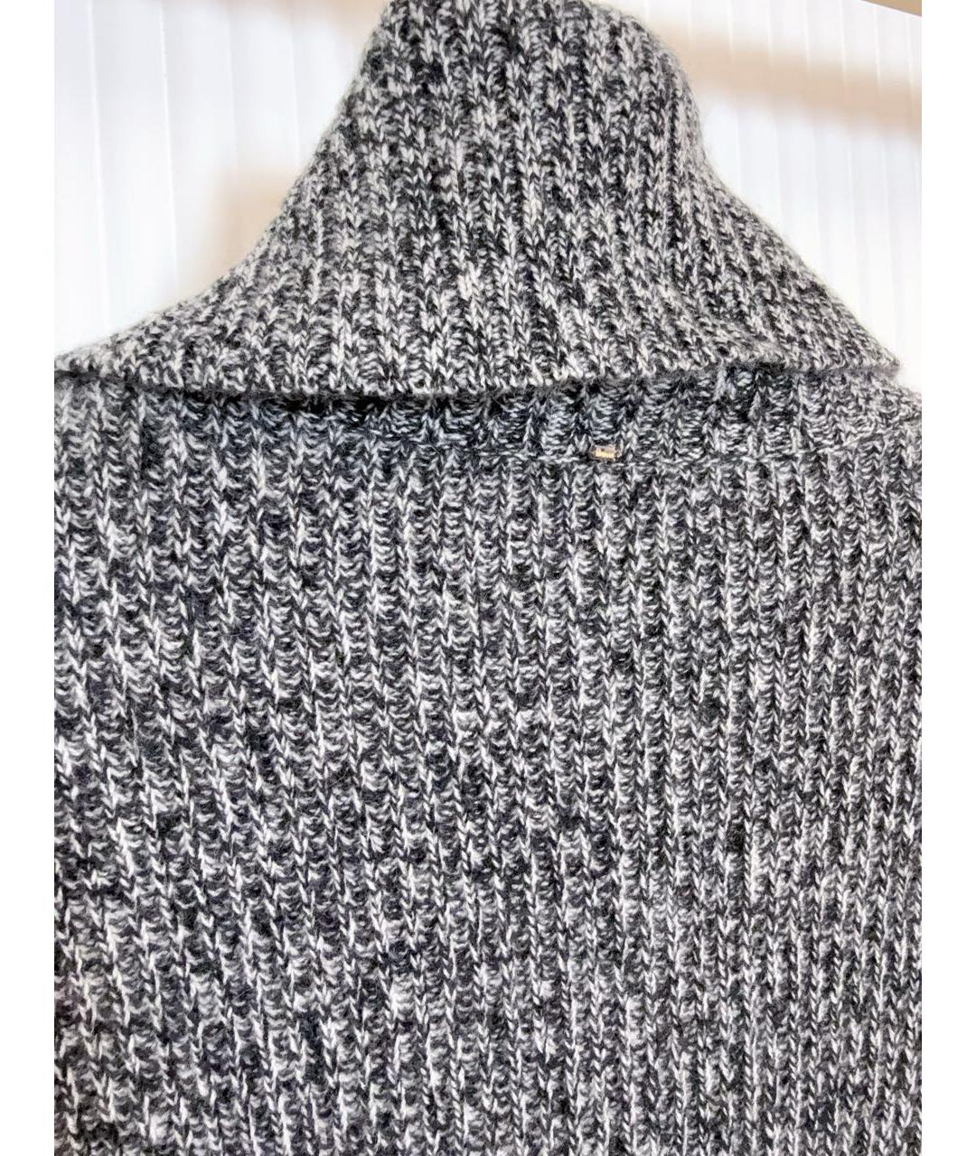 SPORTMAX Серый шерстяной джемпер / свитер, фото 5