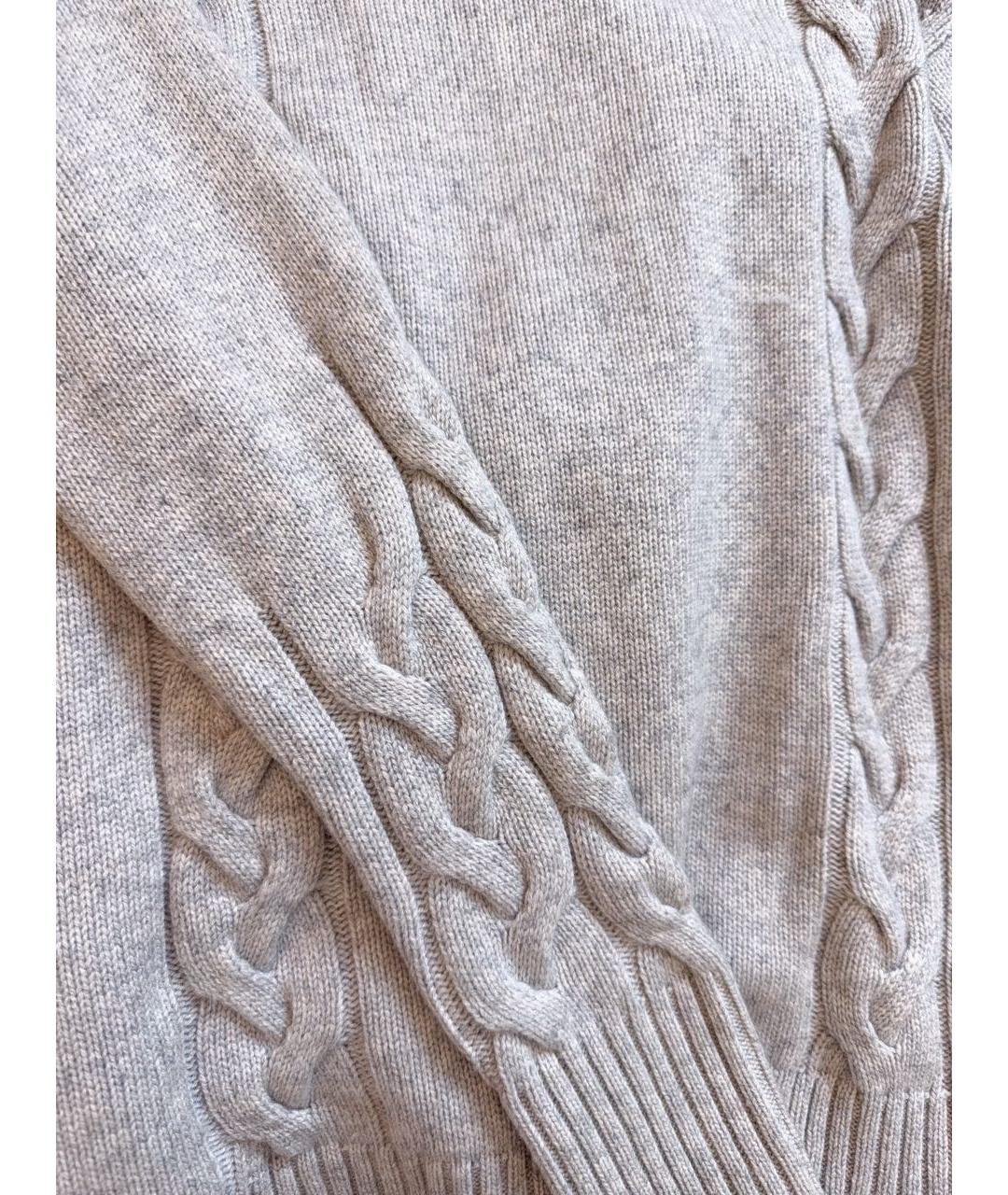 MAX MARA Серый шерстяной джемпер / свитер, фото 6