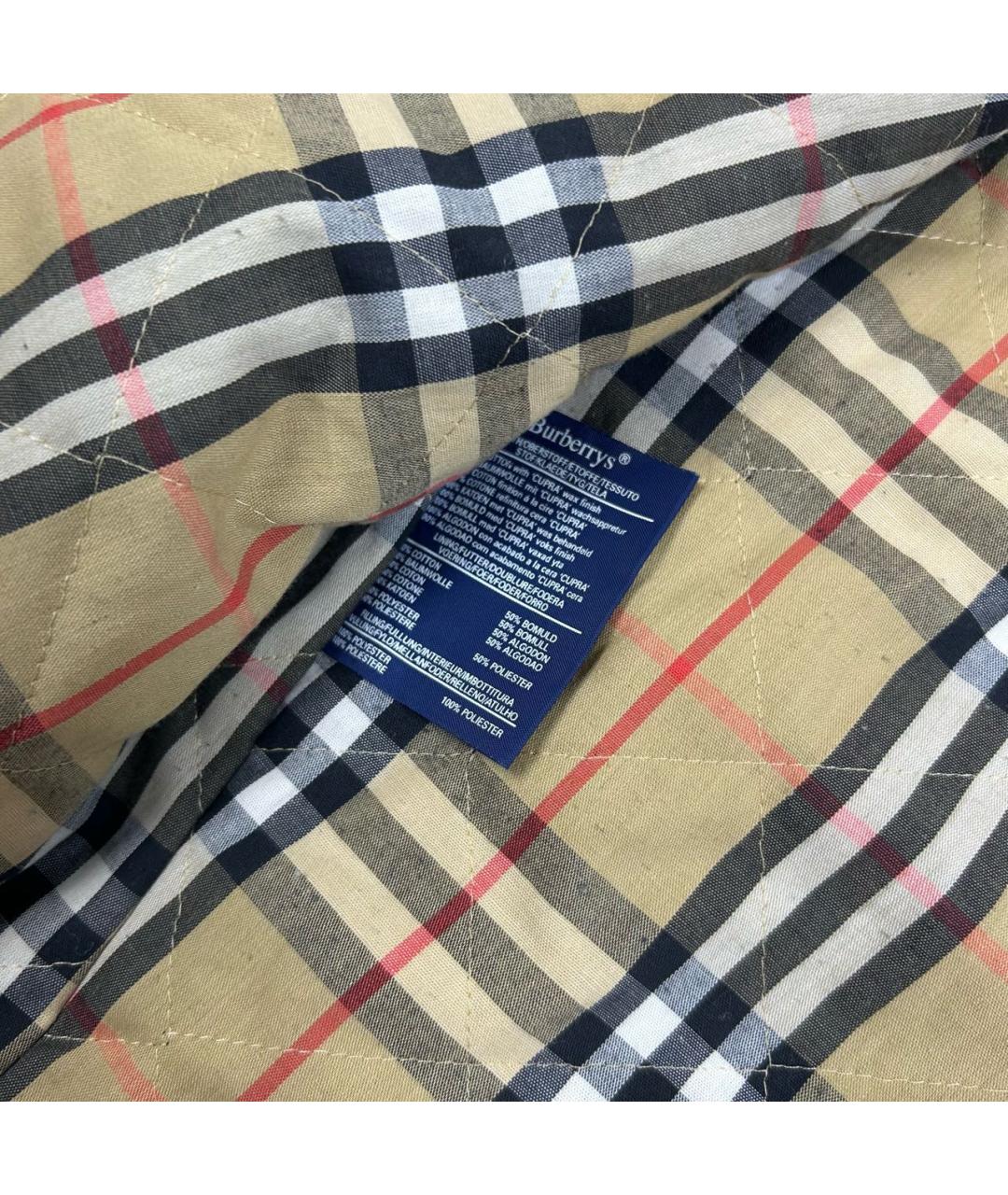 BURBERRY Хаки хлопковая куртка, фото 8