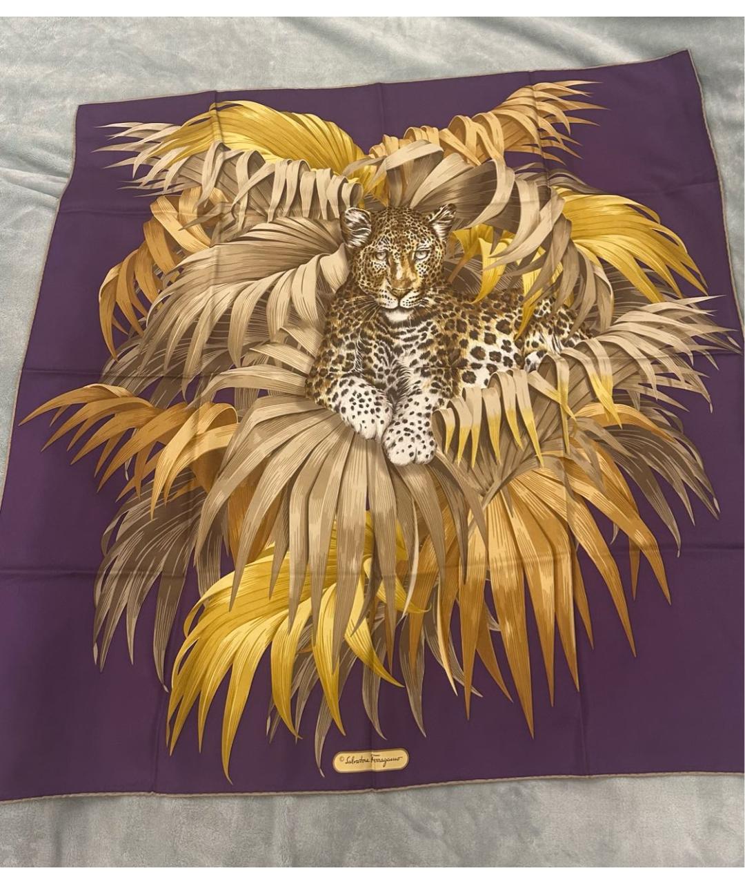 FERRAGAMO Мульти шелковый платок, фото 5