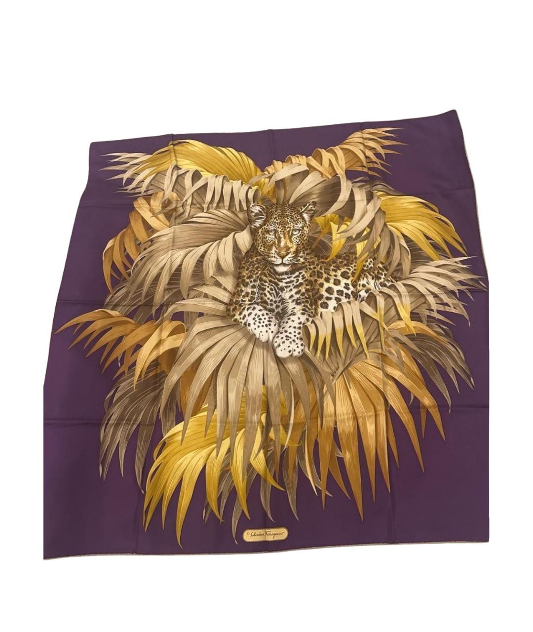 FERRAGAMO Мульти шелковый платок, фото 1
