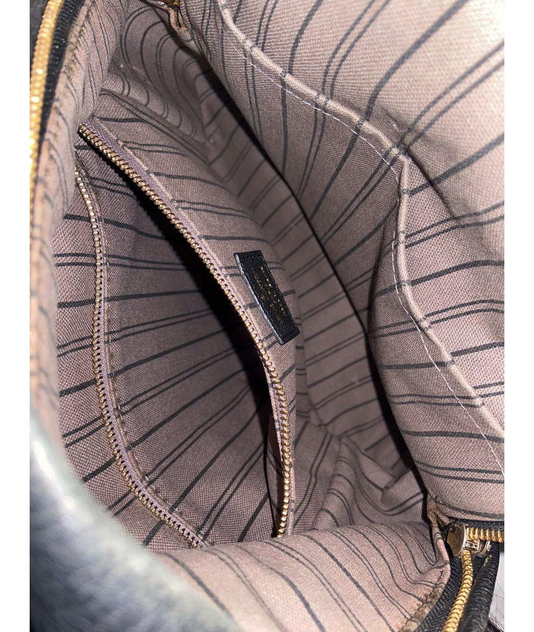 LOUIS VUITTON Черный кожаный рюкзак, фото 6