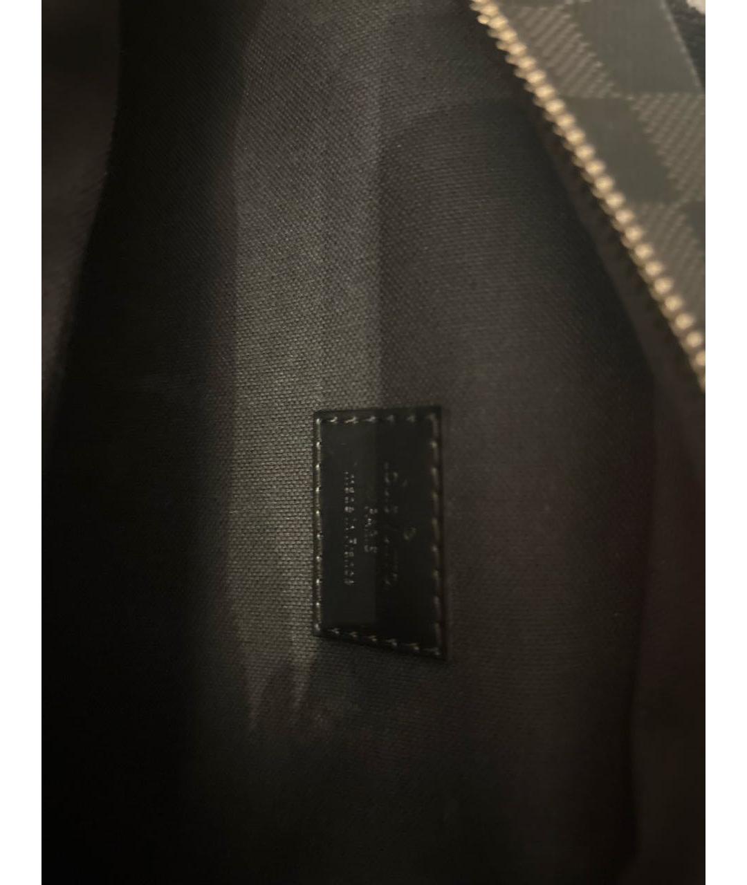 LOUIS VUITTON Черный рюкзак, фото 4