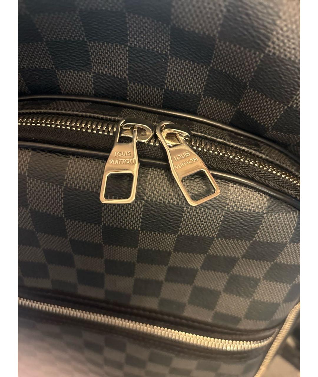 LOUIS VUITTON Черный рюкзак, фото 5