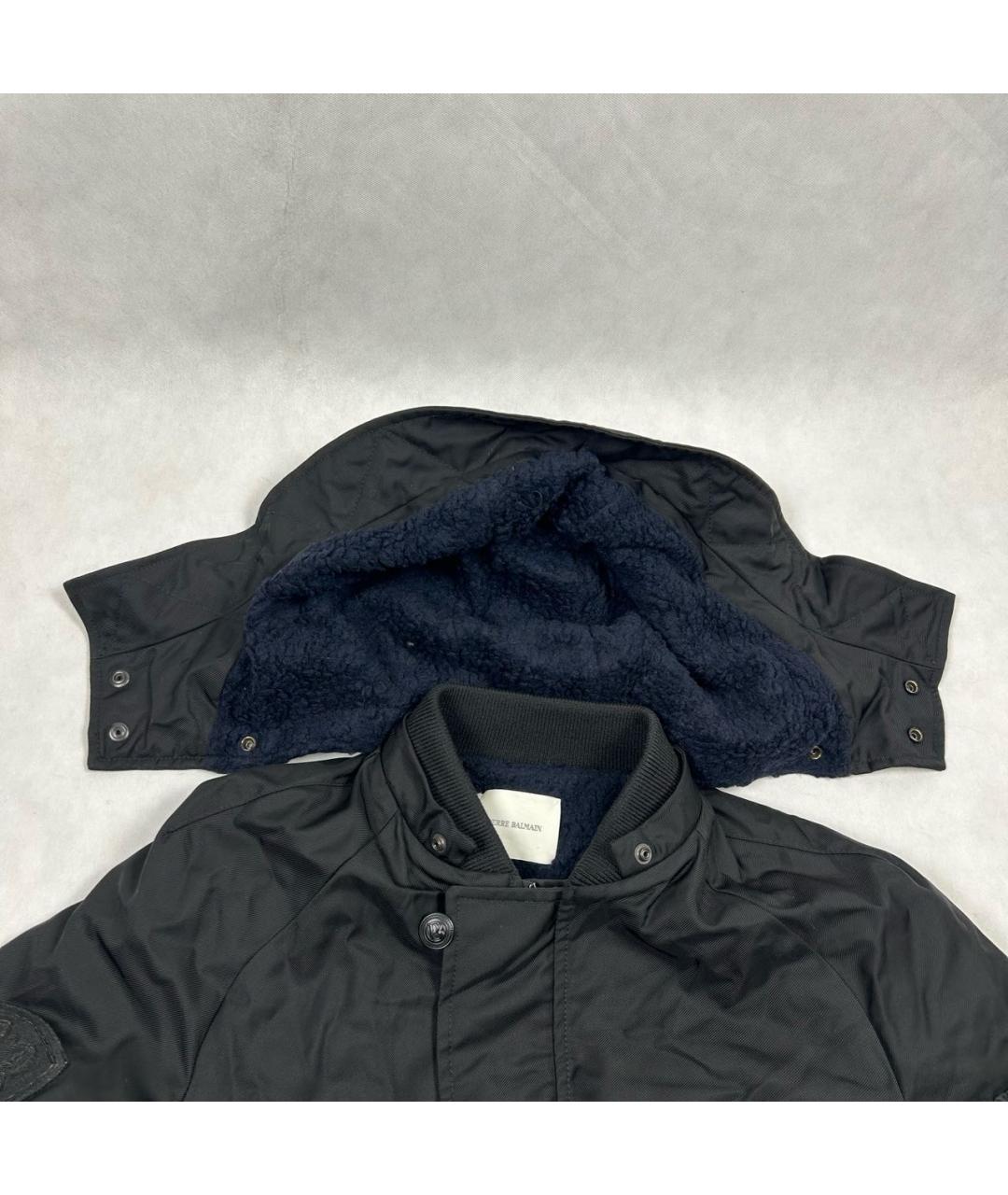 PIERRE BALMAIN Черная полиамидовая парка, фото 4